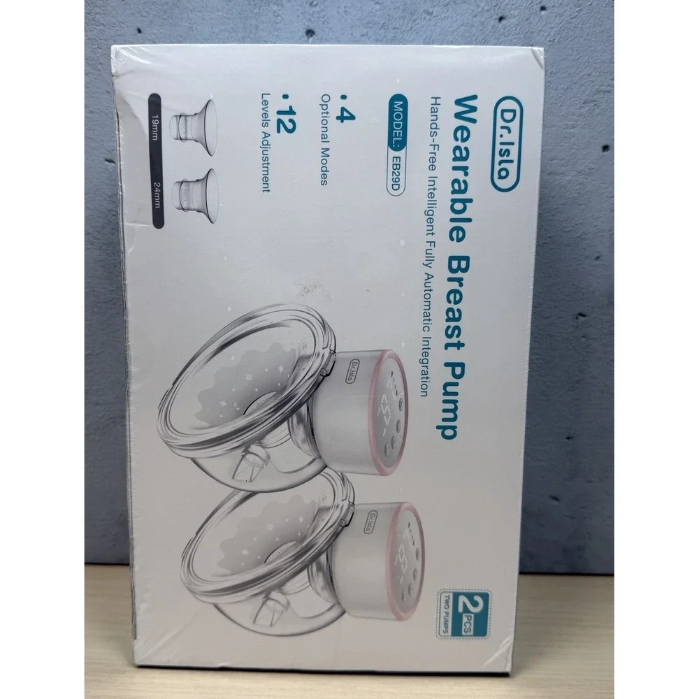 Dr.isla Hands Free Breast Pump Pink Portable Wearable Breastfeeding New Sealed